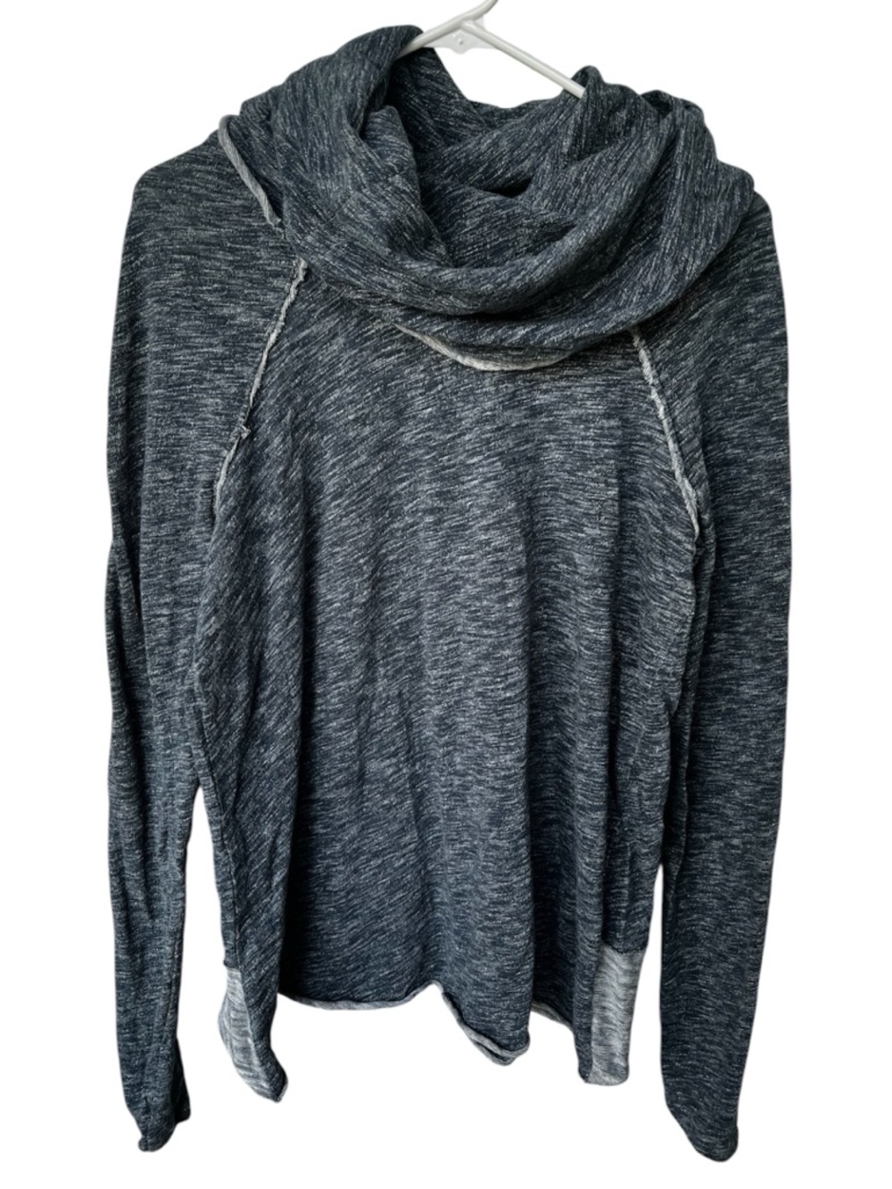 Free People Beach Two Body Corps Deux Cocoon Funnel Cowl Neck Pullover M/L
